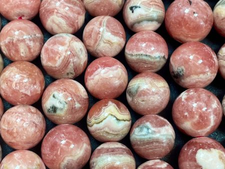 AAA Natural Rhodochrosite Gemstone Bead 4mm 6mm 8mm 10mm 12mm Round Bead, Beautiful Pink Color Rhodochrosite Gemstone Beads For Discount