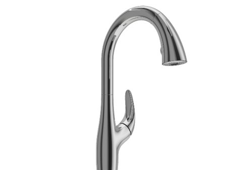 BOCCHI Pagano 2.0 Chrome Pull-Down Kitchen Faucet Online now