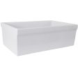 Barclay FSSB1000 Gannon 30  Fireclay Single Bowl Farmhouse Kitchen Sink Discount