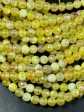 Beautiful Mystic Agate Gemstone Bead Faceted 6mm 8mm 10mm Round Bead, Beautiful Yellow Color Agate Gemstone Bead Full Strand 15.5  Sale