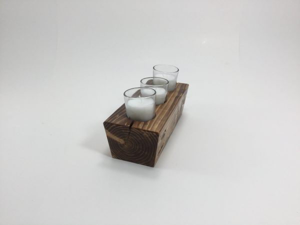 Reclaimed Wood Votive Holders Supply