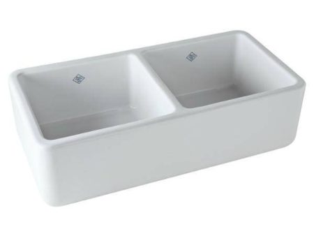 Rohl Shaws Farnworth Apron 36 Fireclay Farmhouse Sink RC3719 Hot on Sale