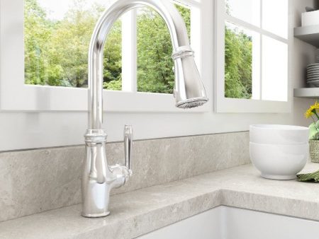 BOCCHI Belsena 2.0 Stainless Steel Pull-Down Kitchen Faucet Cheap