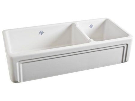 Rohl Shaws Egerton Casement Edge Apron 39 Fireclay Farmhouse Sink RC4018 For Discount