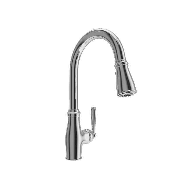 BOCCHI Belsena 2.0 Chrome Pull-Down Kitchen Faucet For Discount