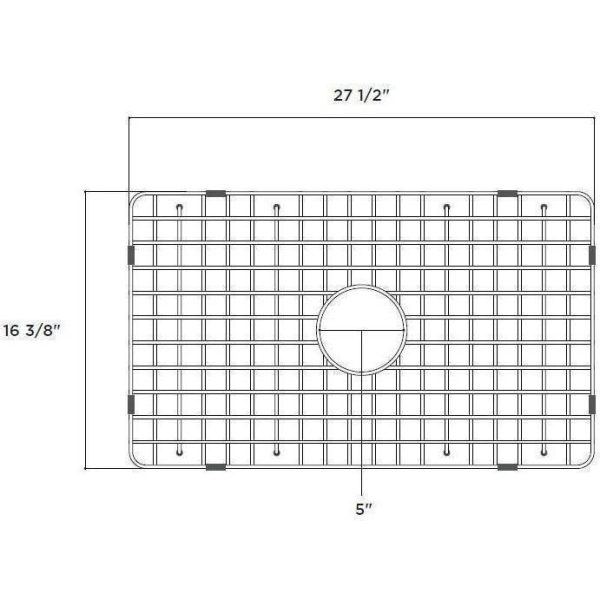 Latoscana SSG-LTW3019 Stainless Steel Kitchen Sink Grid for LTW3019W Online