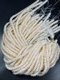 Natural Ivory Jade Gemstone Bead 8x5mm Rondelle Shape, Beautiful Ivory Cream Color Jade Gemstone Bead, Excellent Quality Full Strand 15.5  Online now