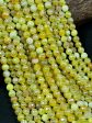 Beautiful Mystic Agate Gemstone Bead Faceted 6mm 8mm 10mm Round Bead, Beautiful Yellow Color Agate Gemstone Bead Full Strand 15.5  Sale