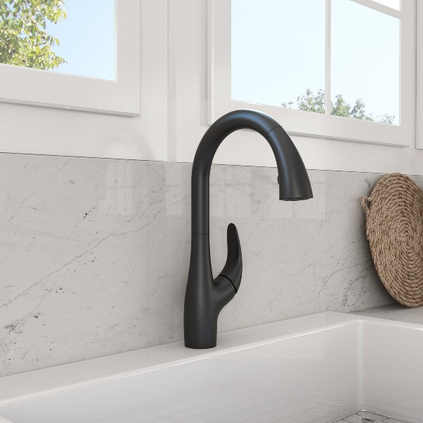 BOCCHI Pagano 2.0 Matte Black Pull-Down Kitchen Faucet Hot on Sale