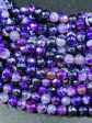 Beautiful Mystic Agate Gemstone Bead Faceted 6mm 8mm 10mm 12mm Round Bead, Beautiful Purple Color Agate Gemstone Bead Full Strand 15.5  on Sale