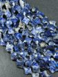 Natural Sodalite Gemstone Bead Faceted 12mm Clover Flower Shape Bead, Gorgeous Natural Blue White Color Sodalite Gemstone Beads 15.5  Strand For Cheap