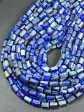 Natural Matte Lapis Lazuli Gemstone Faceted 12x8mm Tube Shape Bead, Beautiful Natural Blue Color Matte Lapis Gemstone Bead Full Strand 15.5  Hot on Sale