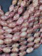 Natural Strawberry Quartz Gemstone Bead 15x10mm Tube Shape, Beautiful Pink Red Color Great Quality Strawberry Quartz Full Strand 15.5  Cheap