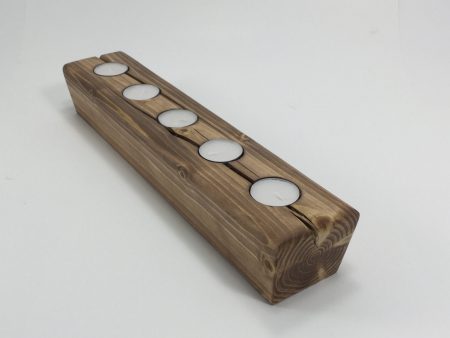 Reclaimed Wood Tea Light Holder For Cheap