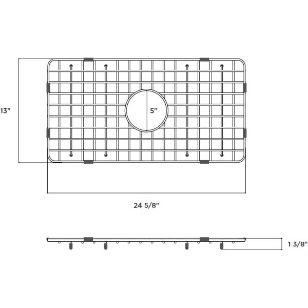 Latoscana SSG-LFS3018 30  Stainless Steel Kitchen Sink Grid for LFS3018W Online Hot Sale