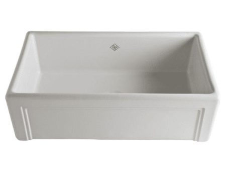 Rohl Shaws Egerton Casement Edge Apron 30 Fireclay Farmhouse Sink RC3017 on Sale