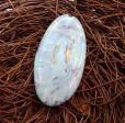 NATURAL Sky Blue Dragon Skin Agate Gemstone Bead 28x17mm Oval Shape LOOSE Dragon Skin Agate Beads Hot on Sale