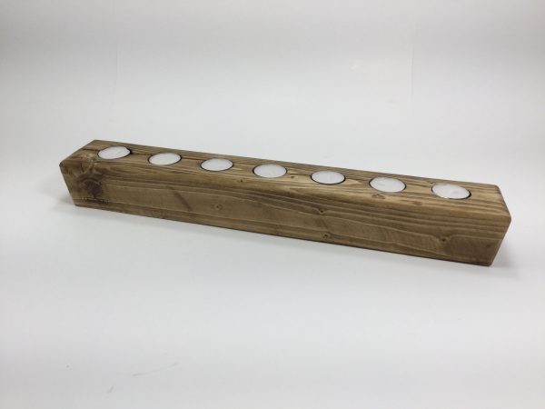 Reclaimed Wood Tea Light Holder Fashion