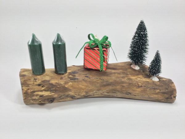 Holiday Log Votive Candle Holder Online