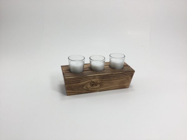 Reclaimed Wood Votive Holders Supply