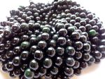 AAA Natural Black Obsidian Jade Gemstone Bead 6mm 8mm 10mm Smooth Round Beads, Beautiful Black Green Obsidian Jade Beads, Great Quality 15.5” Cheap