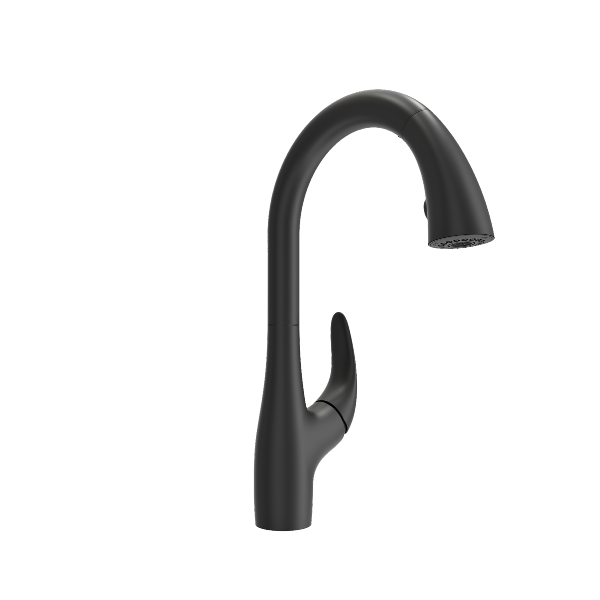 BOCCHI Pagano 2.0 Matte Black Pull-Down Kitchen Faucet Hot on Sale