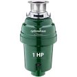 Whitehaus Cyclonehaus 7 7⁄8 1 HP Garbage Disposal with Brass Flange WH007 Supply