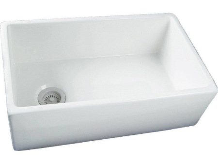 Barclay FS30 30  White Single Bowl Fireclay Farmhouse Sink Supply