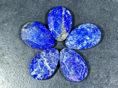 NATURAL Lapis Lazuli Gemstone Bead Faceted 32x23mm Teardrop Shape Bead, Beautiful Natural Blue Color Lapis Lazuli Gemstone Bead, LOOSE Beads Discount