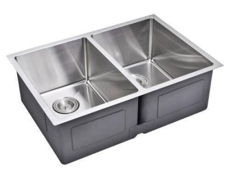 Water Creation CF511-UD-2920B 29  Double Bowl Stainless Steel Undermount Sink Supply