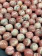 AAA Natural Rhodochrosite Gemstone Bead 4mm 6mm 8mm 10mm 12mm Round Bead, Beautiful Pink Color Rhodochrosite Gemstone Beads For Discount