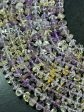 NATURAL Ametrine Gemstone Bead 8-9mm Freeform Rondelle Shape Bead, Beautiful Purple Yellow Color Ametrine Beads, Full Strand 15.5  on Sale