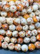 NATURAL Tibetan Gemstone Bead 12mm Round Beads, Beautiful Beige Orange Brown Color Tibetan Gemstone Beads, Excellent Quality Beads 15.5  Online Hot Sale