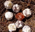 Natural Gemstone Brown-White Mushroom Jasper bead, Nugget Shaped, Approximately 18mm, Sizes may vary, Great Quality Bead! For Sale