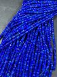 AAA Natural Lapis Lazuli Gemstone Bead Faceted 2x4mm Rondelle Shape Bead, Gorgeous Natural Royal Blue Color Lapis Beads, Full Strand 15.5  Online now