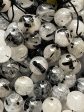 AAA Natural Rutilated Quartz Gemstone Bead 4mm 6mm 8mm 10mm 12mm Round Bead, Beautiful Clear Black Rutilated Quartz Gemstone Beads Online now