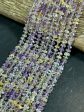 NATURAL Ametrine Gemstone Bead 8-9mm Freeform Rondelle Shape Bead, Beautiful Purple Yellow Color Ametrine Beads, Full Strand 15.5  on Sale