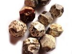 Natural Gemstone Brown-White Mushroom Jasper bead, Nugget Shaped, Approximately 18mm, Sizes may vary, Great Quality Bead! For Sale