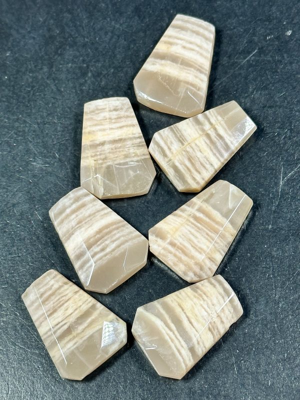 AAA NATURAL Sunstone Gemstone Bead Faceted 28x20mm Teardrop Shape Bead, Beautiful Light Brown Beige Color Sunstone Gemstone Bead LOOSE Beads on Sale