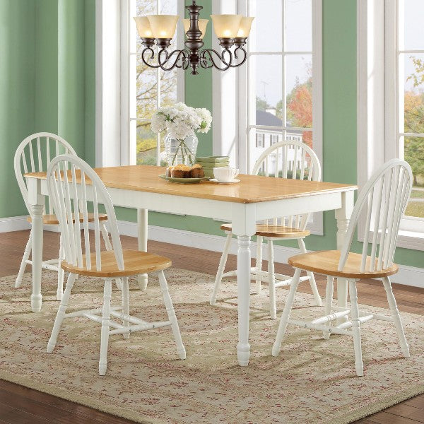 Better Homes and Gardens 14  White Autumn Lane Windsor Chairs - Set of 2 For Sale