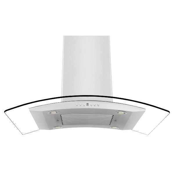 ZLINE GL14i 30  Convertible Vent Island Mount Range Hood in Stainless Steel & Glass Online Hot Sale