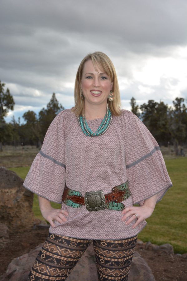 Dusty Rose Beeville Tunic For Sale