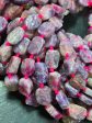 Natural Purple Tourmaline Gemstone Bead 15x10mm Tablet Shape, Beautiful Purple Pink Color Tourmaline Stone Bead, Great Quality 15.5  Strand Hot on Sale