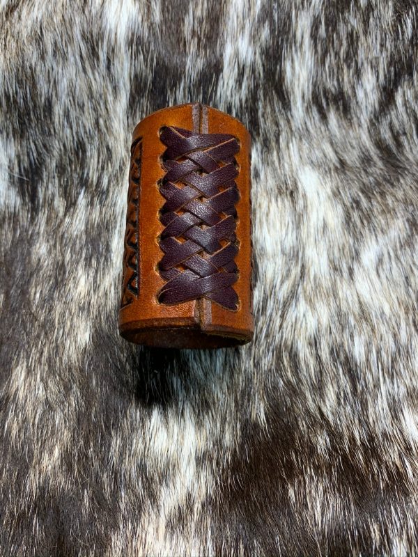 Leather Scarf Slide on Sale