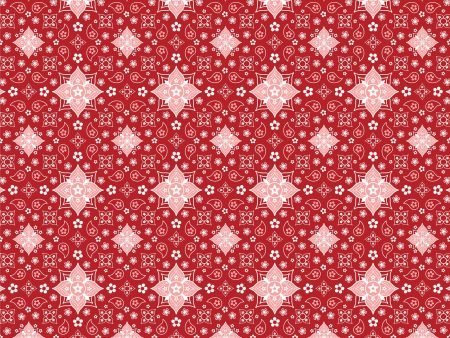 Bandanas Forever Cotton Fabric Red POCFG20723 Farmgirls Unite by Lori Woods for Poppie Cotton Discount