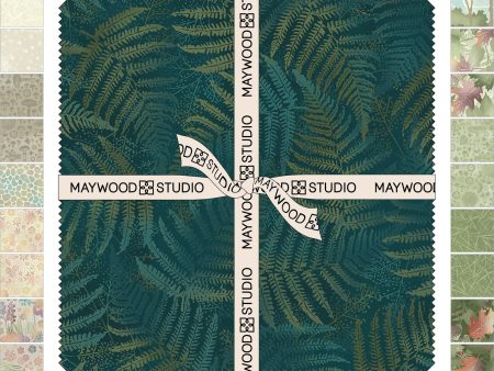 Forest Chatter Cotton Fabric Layer Cake SQ-MASFORC by Maywood Studio For Sale