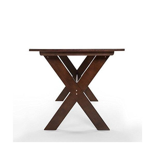 Zinus William Trestle OLB-DT-T56 56  Espresso Large Wood Dining Table Cheap