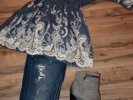 Denim & Diamonds Tunic on Sale