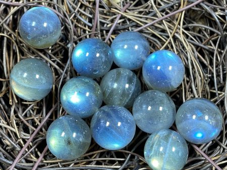 AAA Natural Labradorite Gemstone Bead 12mm Round Bead, Gorgeous Rainbow Blue Flash, LOOSE Labradorite Bead Online