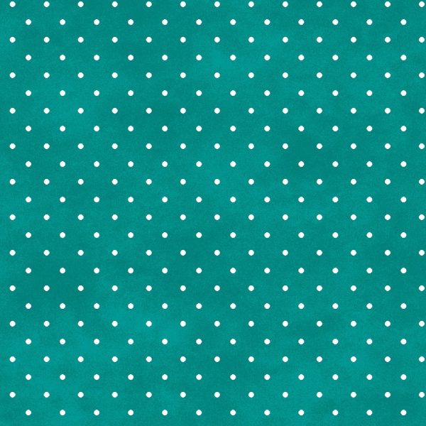 Classic Dot Cotton Fabric Teal MAS609-Q4 Beautiful Basics by Maywood Studio on Sale